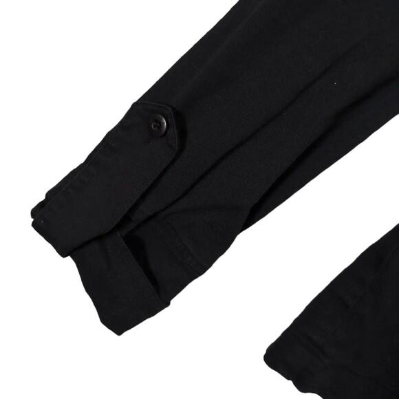 NWT Mod O Doc Women's 2 Black Safari Jacket, Tie Waist Peacoat Pockets $108 - Picture 6 of 6